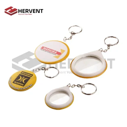 keychain custom cermin