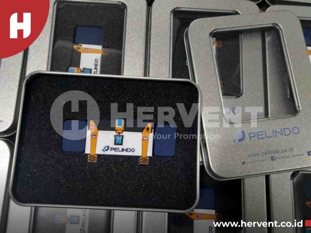 D Rubber + Metal Tin Box - Pelindo