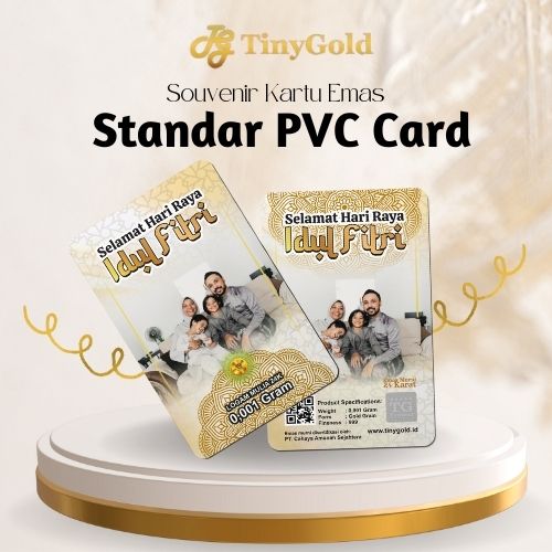 Kartu Emas Standar PVC