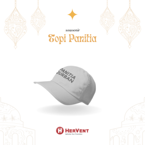 souvenir panitia, ya harus ada topi!