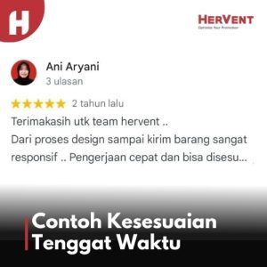 Contoh Kesesuaian Tenggat Waktu