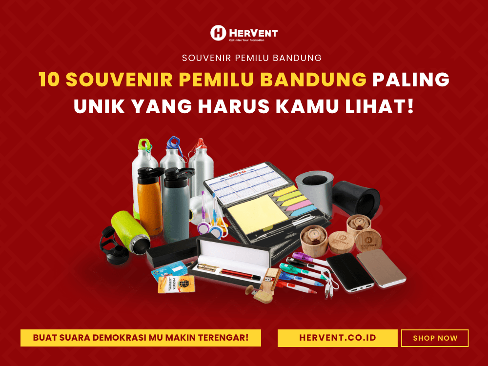10 Souvenir Pemilu Bandung Paling Unik yang Harus Kamu Lihat!