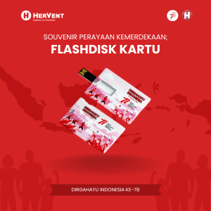 Souvenir perayaan kemerdekaan; Flashdisk Kartu