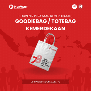 Souvenir perayaan kemerdekaan; Totebag/goodiebag