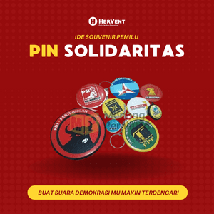 Ide Souvenir Pemilu; pin