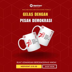 Macam macam Souvenir Pemilu_ gelas