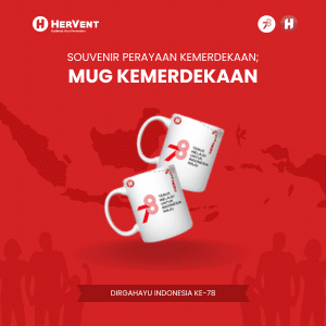 Souvenir perayaan kemerdekaan; Mug