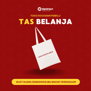 Toko Souvenir Pemilu; tas belanja