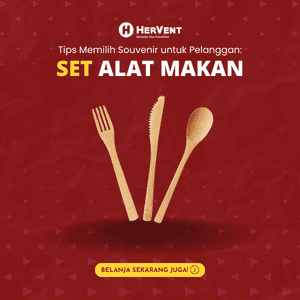 Tips Memilih Souvenir untuk Pelanggan; alat makan'